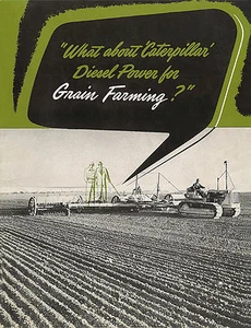 Caterpillar Diesel Power for Grain Farming Booklet 1947 - Foto 1 di 3