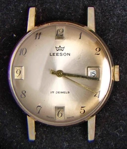 Leeson Men's Manual-Wind Vintage Swiss Watch -- Spares/Repairs - Picture 1 of 3