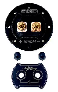 SMD Steve Meade Designs 1 Kanal strapazierfähiger Lautsprecher Terminal X-1 kupferschwarz - Bild 1 von 5