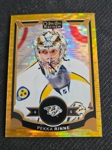 2015-16 O-PEE-CHEE OPC PLATINUM PEKKA RINNE #72 #ed 43/50 SEISMIC GOLD - Picture 1 of 2
