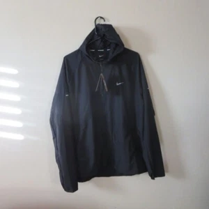 Nike Running Jacket Size L TALL Black Light Weight Men’s - Picture 1 of 5