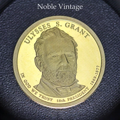 2011 S Proof Ulysses S. Grant Presidential Dollar Coin - From a Proof Set - Image 1 of 2