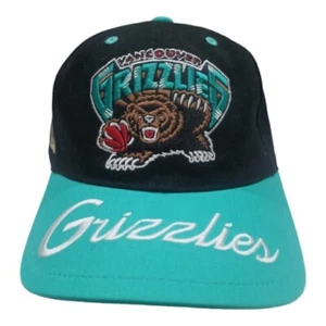 VANCOUVER GRIZZLIES HAT CAP ADJUSTABLE MITCHELL AND NESS IN GREAT CONDITION - Picture 1 of 3