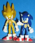 Jazzwares Super Sonic w/ Jakks Sonic The Hedgehog Figures (Pre-O) No Accessories