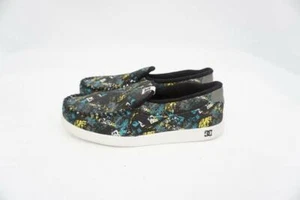 DC SHOES VILLAIN BOYS 6 Y/37 USED MAN MADE SLIP ON SHOES/SNEAKERS/MOCASSINS - Picture 1 of 9