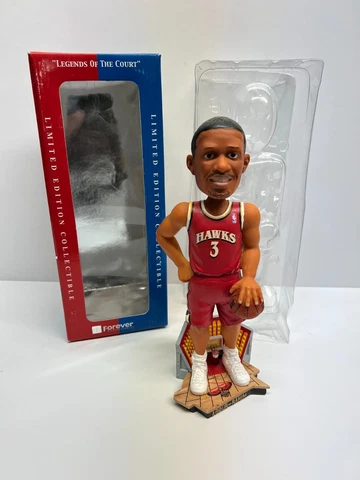 SHAREEF ABDUR-RAHIM Legends of the Court HAWKS Bobblehead LIMITED EDITION Bobble Cover