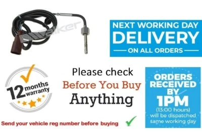 Sensore temperatura gas di scarico per ŠKODA SUPERB I 2.0 TDI 2005-2008 prima del DPF - Immagine 1 di 4