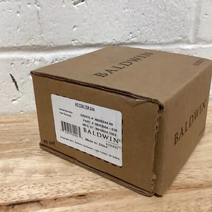 Baldwin HDCONCSR044 Round Non-Turning One-Sided Square Half Dummy Knob - Brass - Picture 1 of 3