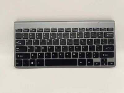 Portable Silver Ultra-Thin Wireless Keyboard - Image 1 of 4