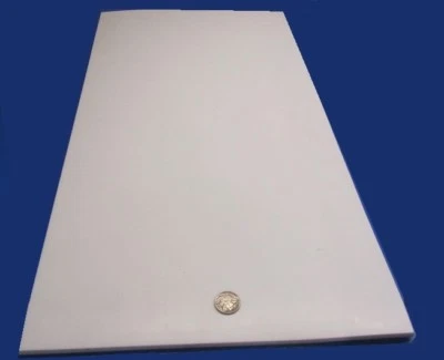 Hoja Virgen Kmac PTFE, 1/4" - .250" Grueso x 12" x 24" Blanco Foto 1 de 4