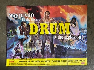 Drum, 1976 original uk Quad poster - Picture 1 of 1