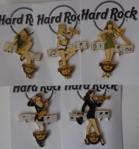 Pin Hard Rock Café Niña Militar San Diego CA Juego Completo de 5 Pines LE300 - Imagen 1 de 12
