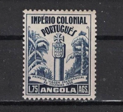 ANGOLA:1938 SC#293 MLH Visit of the President of Portugal to this colony AP820 - Image 1 of 2