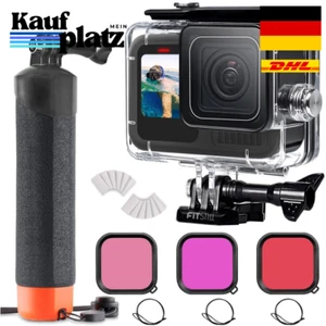 Unterwassergehäuse Go Pro 13/12/11 Tauchset mit 3 Filtern, 196FT/60M Wasserdicht - Bild 1 von 9