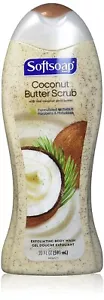 Softseife Peeling Duschgel, Kokosnussbutter Peeling - 20 flüssige Unze - Bild 1 von 12