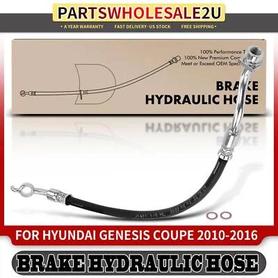 Rear RH Side Brake Hydraulic Hose for Hyundai Genesis Coupe 2010 2011 2012-2016 - Image 1 of 4