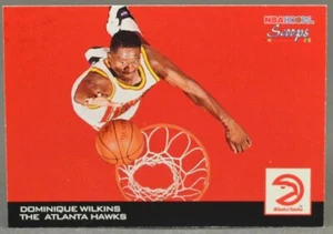 Tarjeta coleccionable 1993-94 Hoops Scoops NBA baloncesto Dominique Wilkins #HS1 Hawks - Imagen 1 de 2