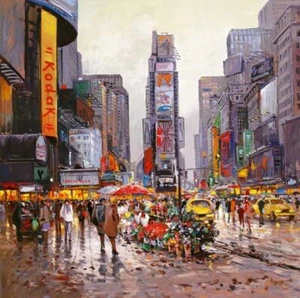 Henderson Cisz Flower Stall Manhattan Limited Edition Giclée Print - Bild 1 von 1