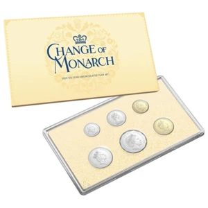 2024 CHANGE OF MONARCH KING CHARLES III SIX-COIN UNCIRCULATED YEAR SET RAM - Bild 1 von 21