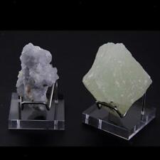 1pc klarer Displayständer Edelstein Mineral Geode Fossil Kristallkugelhalter