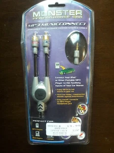 Monster Cable MusicConnect 3.5 mini a 3.5 mini NUEVO 7 pies - Imagen 1 de 3