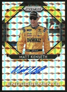 2020 Panini Prizm Endorsements Prizms Silver Mosaic Matt Kenseth Auto /75 - Picture 1 of 2