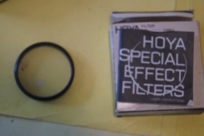 Hoya  Cross Screen  Glass Lens Filter Japan 49 mm  & 55mm original boxes - Image 1 of 2