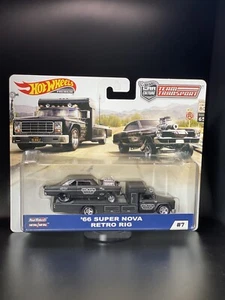 NEW Hot Wheels Premium Team Transport โ66 Super Nova & Retro Rig ๐๐ฆ - Picture 1 of 2
