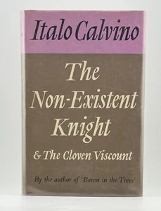 1st/1st! Calvino THE NON-EXISTENT KNIGHT & THE CLOVEN VISCOUNT 1st Edition UK! - Picture 1 of 9