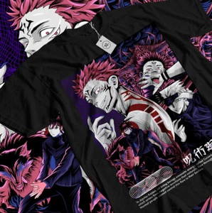 Ryomen Sukuna T-Shirt Jujustu Kaisen JJK jujutsu kaisen Horror Anime Gift Shirt - Picture 1 of 4