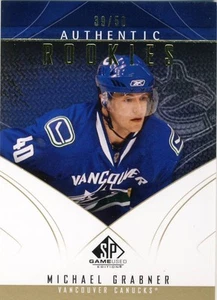 09-10 SP GAME USED MICHAEL GRABNER RC GOLD /50 #195 - Picture 1 of 1