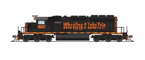 Broadway Limited ~ N Scale ~ EMD SD40-2 ~ Wheeling Lake Erie #6347 ~ DC ~ 9492 - Picture 1 of 2