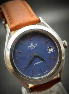 Marvin Gyroplan Automatic Date | 1990/99 | Cal. ETA 2824-2 , Steel , Working - Imagen 1 de 19