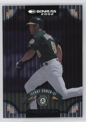 2002 Donruss Stat Line Career /190 Johnny Damon #10 - Image 1 of 2