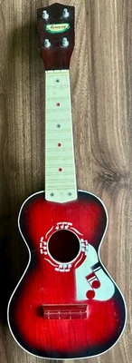 1950s Vintage Harmony Company Chicago Illinois Red Stencil Ukulele - Image 1 of 4