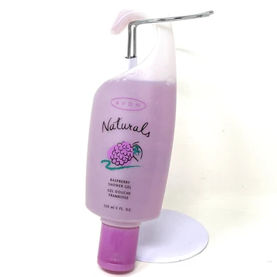 Avon Naturals Raspberry Shower Gel  5 Fl Oz New Old Stock Original Formula - Image 1 of 4