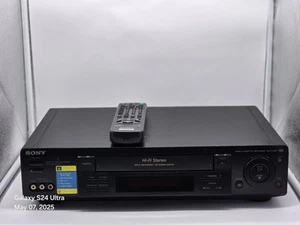 Videoregistratore Sony VHS VCR SLV-778HF 4 testine HiFi testato funziona telecomando incluso! - Foto 1 di 9