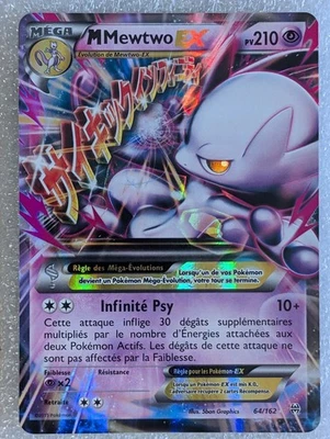 P - M Mewtwo EX - XY:Impulsion Turbo - 64/162 - Carte Pokémon FR Officielle - Photo 1/2
