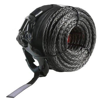 Synthetic Winch Rope Winch Line Cable 3/8" x 100' 26500 lbs for SUV Truck - Image 1 of 4