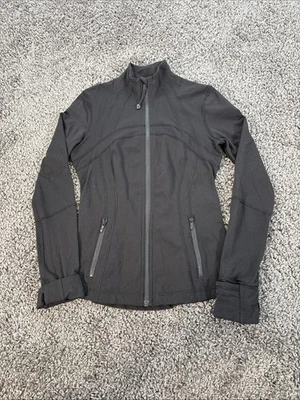 Chaqueta Lululemon Define Mujer 6 Negra Atletismo Cremallera Completa Gimnasio Yoga Pilates Foto 1 de 4