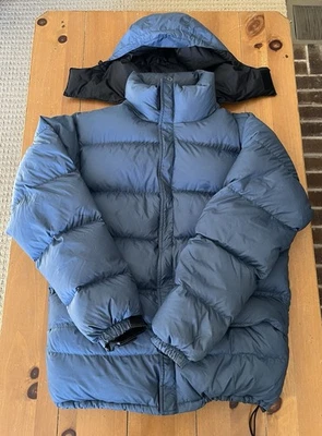 Abrigo vintage súper hinchado relleno de plumón XL para hombre Foto 1 de 4