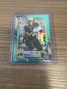 2025 Bowman Chrome U Hykeem Williams Aqua /325 1st Bowman Colorado - Picture 1 of 2