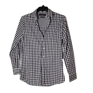 Nick Graham Modern Fit Hemd Langarm Umschlagmanschette kariert 14,5-15 (32-33) - Bild 1 von 8