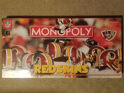 Washington Redskins Rare NFL Monopoly Game Collector's Edition New Sealed Mint - Image 1 of 2