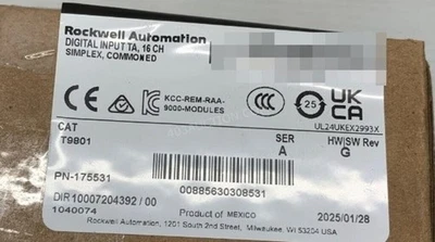 NEW Rockwell Automation T9801 Redundant I/O 16-Ch Digital Input Module - Image 1 of 2