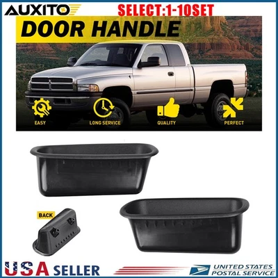 Tazas de manija de puerta delantera para Dodge Ram 1500/2500/3500 1994-2002 4-40X Foto 1 de 4