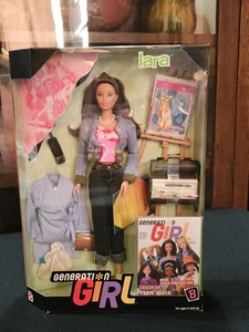 MIB Barbie Generation Girl Lara Puppe mit Künstler Malerbuch 1998 Mattel 20968 - Bild 1 von 4