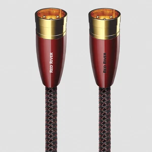 AUDIOQUEST RED RIVER COPPIA CAVI XLR 1M NUOVI - Picture 1 of 1