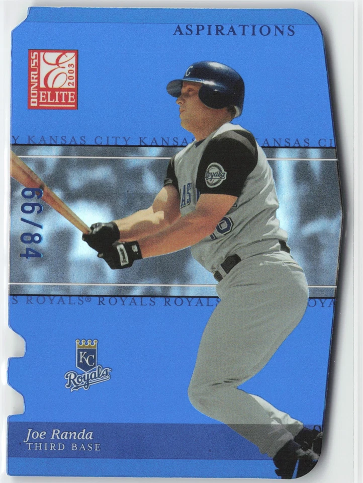 Joe Randa 2003 Donruss Elite Aspirations #32 /84 Kansas City Royals - Image 1 of 2