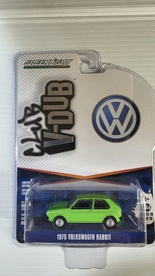 Volkswagen Rabbit Club 1975 Greenlight V-DUB color verde Foto 1 de 4